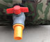 Tanque de água de revestimento dobro de encerado, tanque de água militar militar do tanque de água do tijolo 1500L