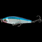 6 ganchos salmonete das cores 7.5CM/8.6g 8#, vara, atrações plásticas do lápis da isca de pesca do ABS do peixe-gato